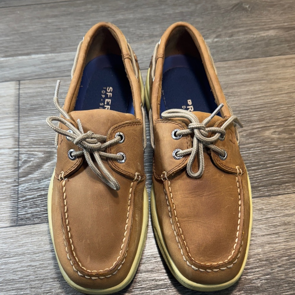 Sperry Men's Brown Boat Shoes size 8.5 (s189)